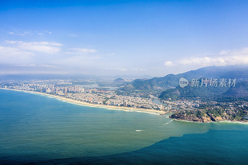 Barra da Tijuca海滩，里约热内卢，巴西